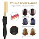 Hot Comb Hair Straightener