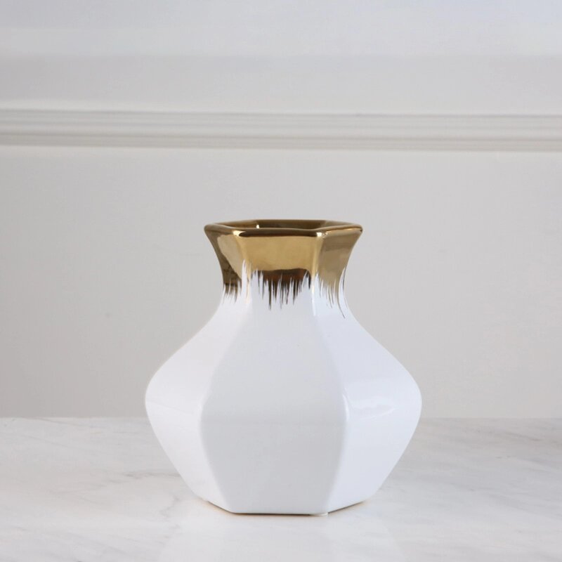 Classic White Vase