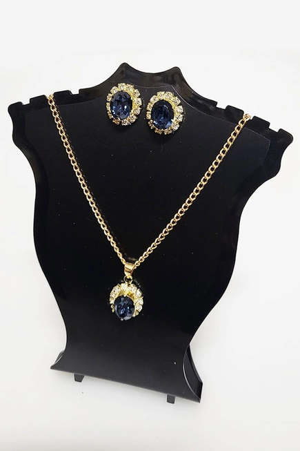 Crystal Necklace and Earring Set