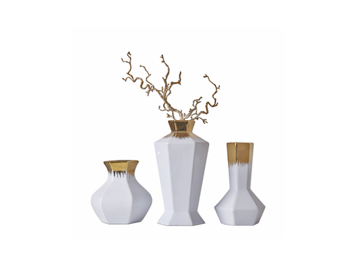 [0502243C-POS-ECO] Classic White Vase