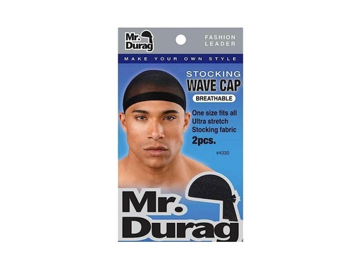 [0501670B-POS-ECO] Breathable Stocking Wave Cap (Black)