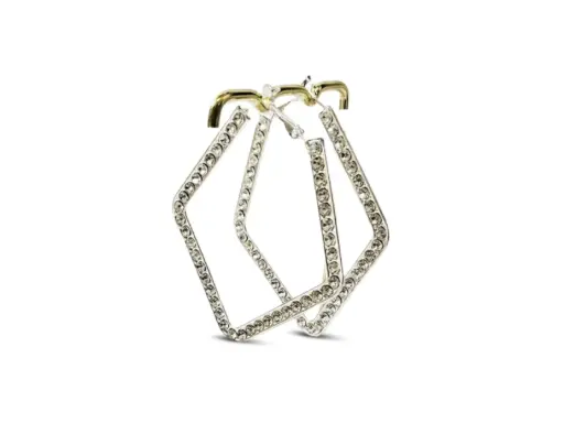 [0502254D-POS-ECO] Diamond Hoop Earring