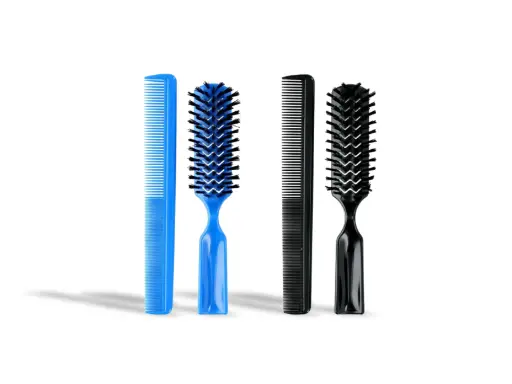 [0501671B-POS-ECO] Brush & Comb Set (Black)